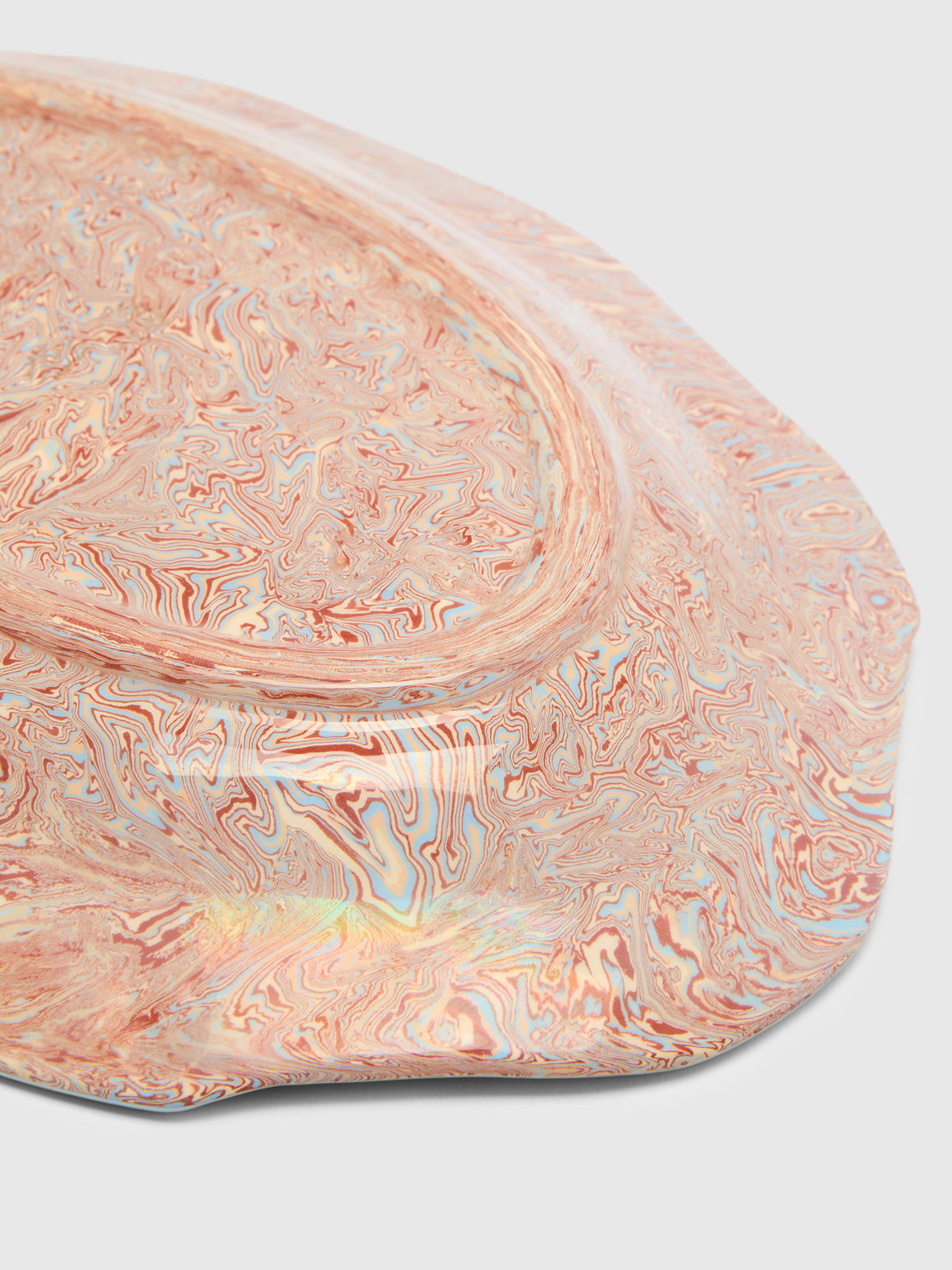 Antique and Vintage - 1950s Aptware Scalloped-Edge Platter -  - ABASK