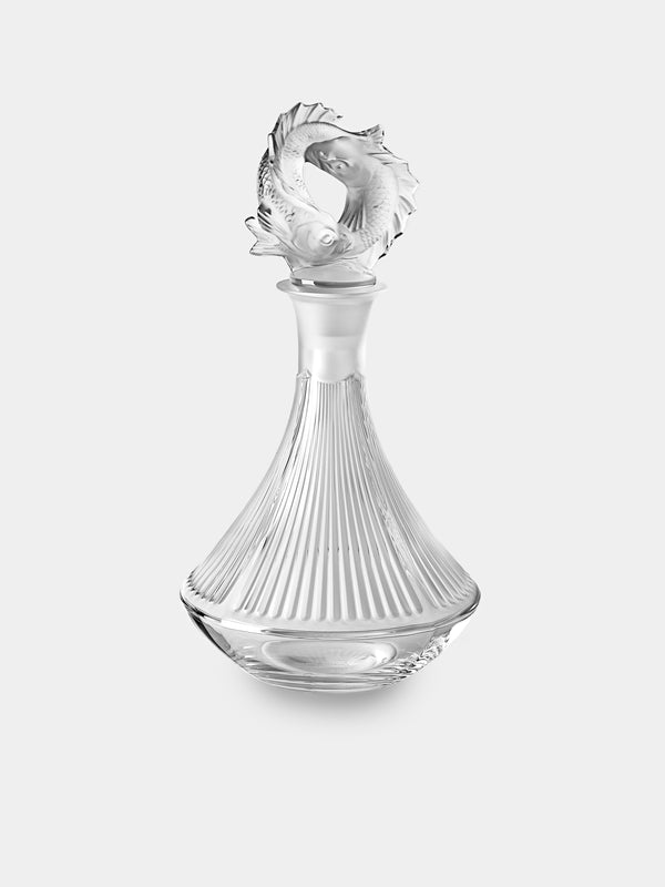 Lalique - Poissions No. 2 Crystal Decanter - Clear - ABASK - 