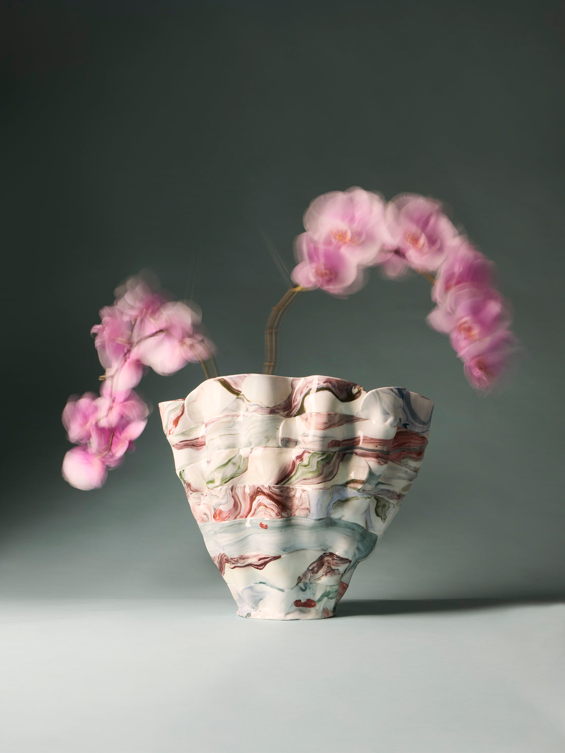 Luisa Maisel - Glossy Porcelain Vase (14in/36cm) - Multiple - ABASK