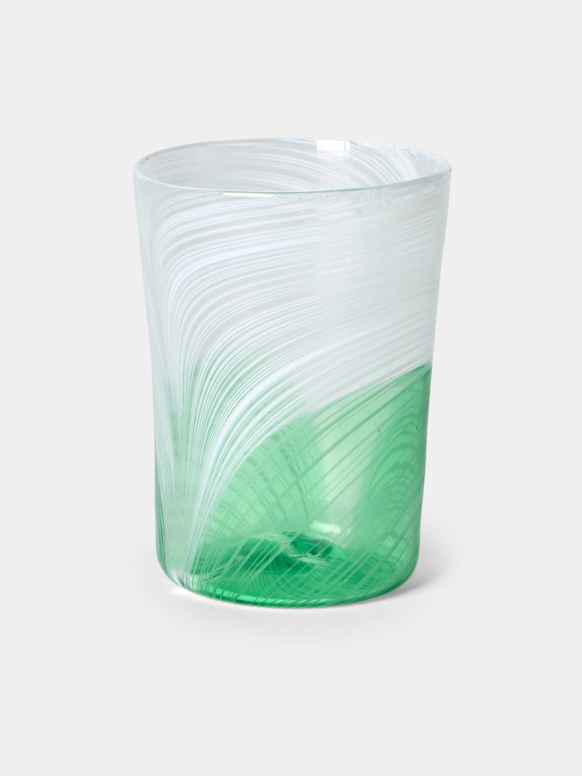 Droulers - Hand-Blown Murano Glass Tumbler - Green - ABASK - 