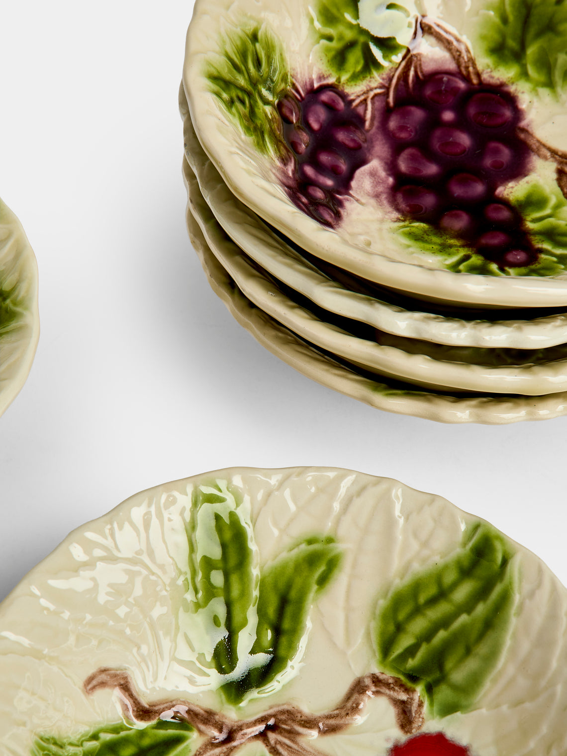 Antique and Vintage - Mid-Century Fruits Ceramic Bowls (Set of 8) - Multiple - ABASK