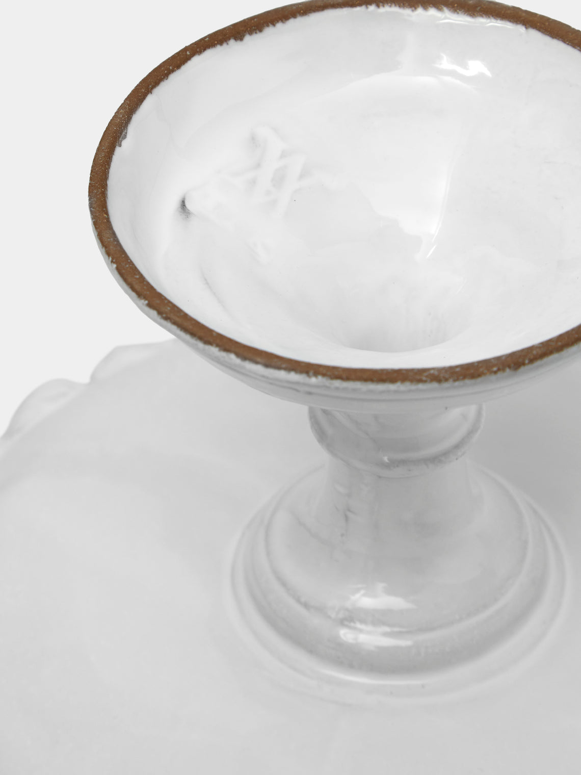 Alexandre Hand-Glazed Ceramic Tall Stand