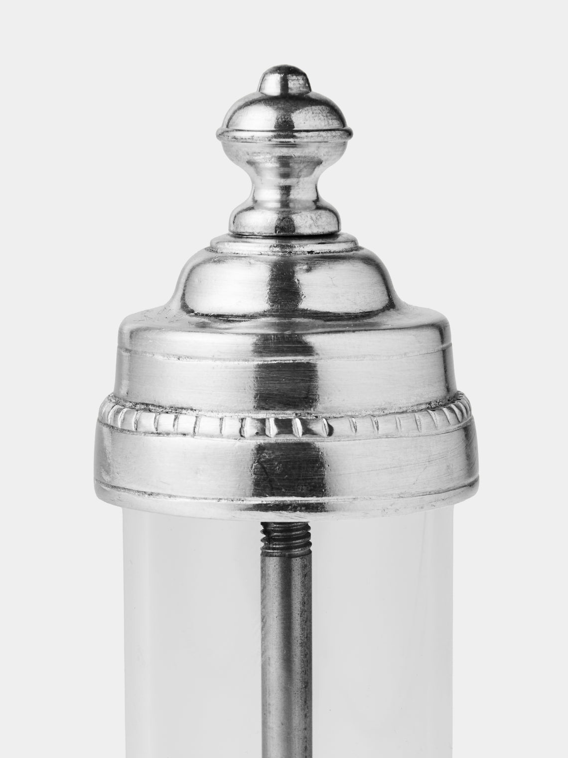Cosi Tabellini - Toscana Pewter Salt and Pepper Mills (Set of 2) - Silver - ABASK