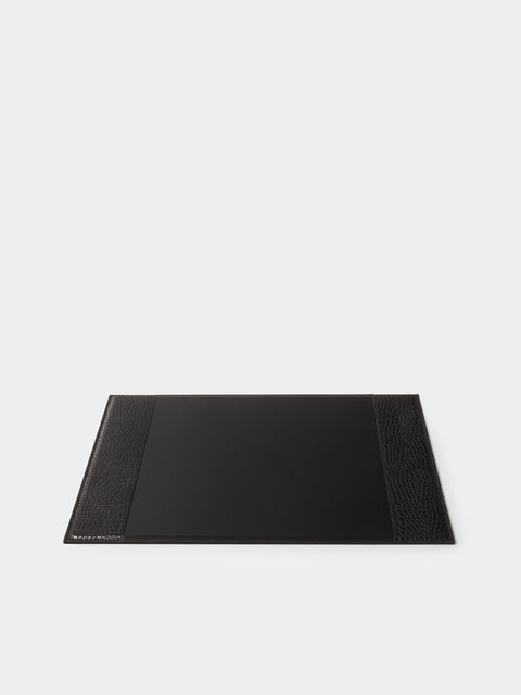 Pinetti - Leather Desk Pad - Black - ABASK - 
