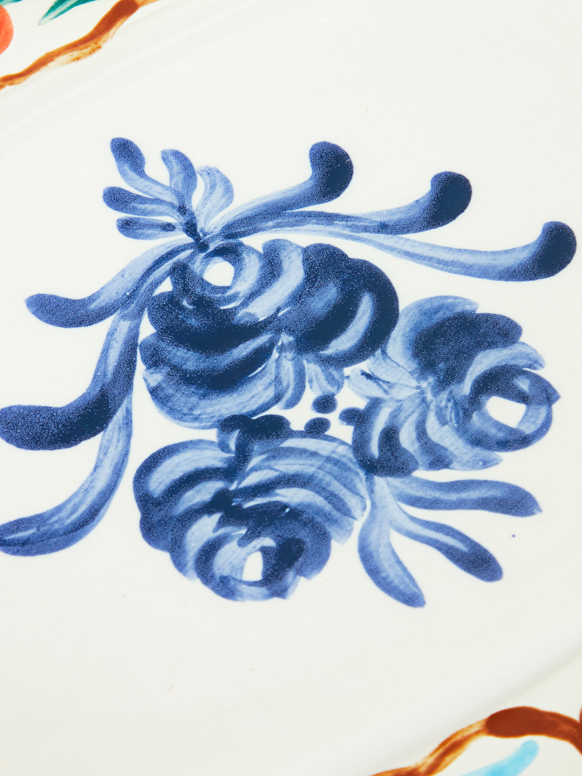 Multiple Hand-Painted Serving Platter by Zsuzsanna Nyul | ABASK