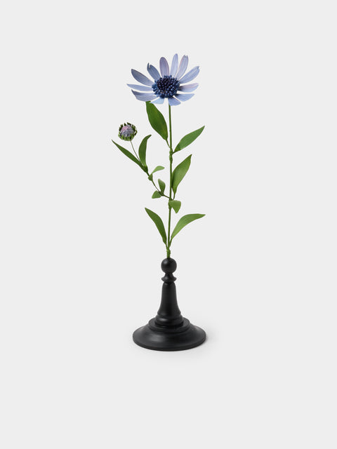 Erbavoglio Milano - Hand-Painted Copper Ornamental Flower - Blue - ABASK - 