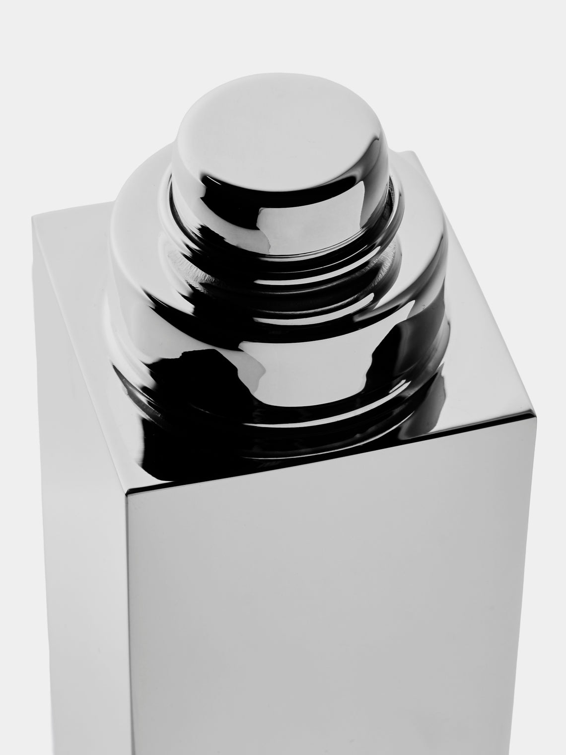 Pampaloni - Silver-Plated Square Cocktail Shaker - Silver - ABASK