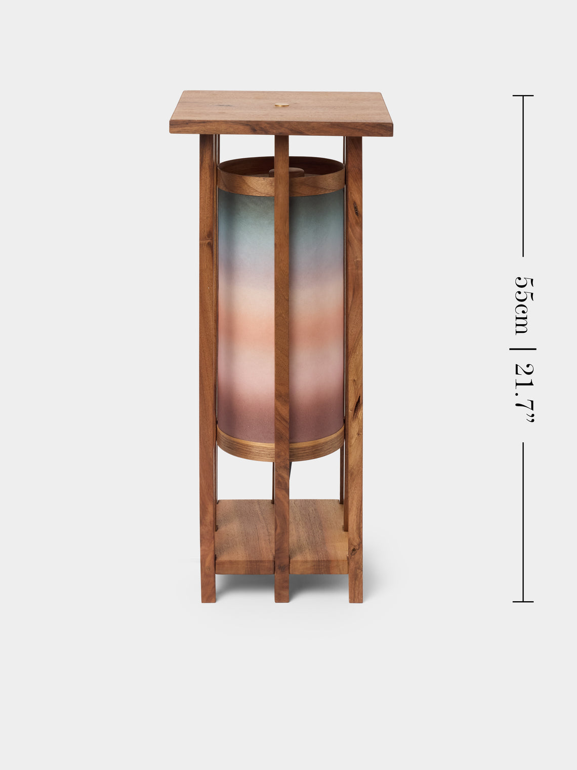 Maxime Prange - Doro Walnut and Washi Paper Table Lamp - Multiple - ABASK