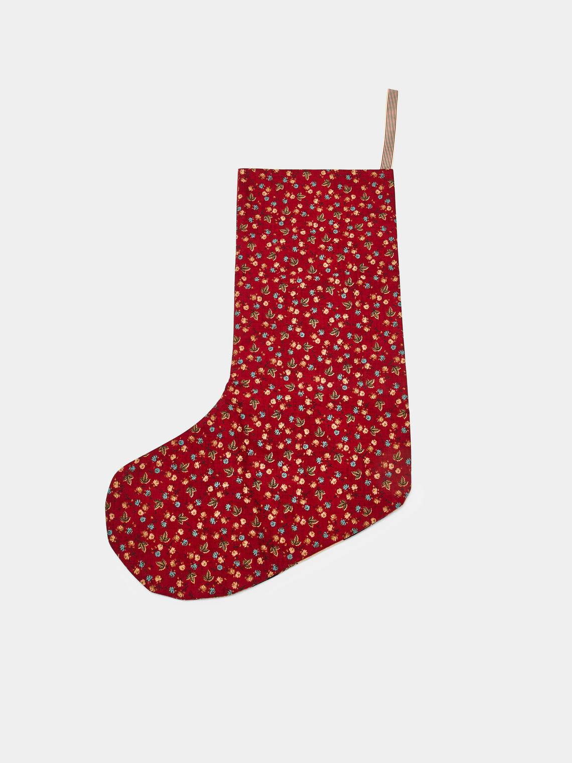 Kate Owen - 19th-Century Patchwork Cotton Stocking -  - ABASK