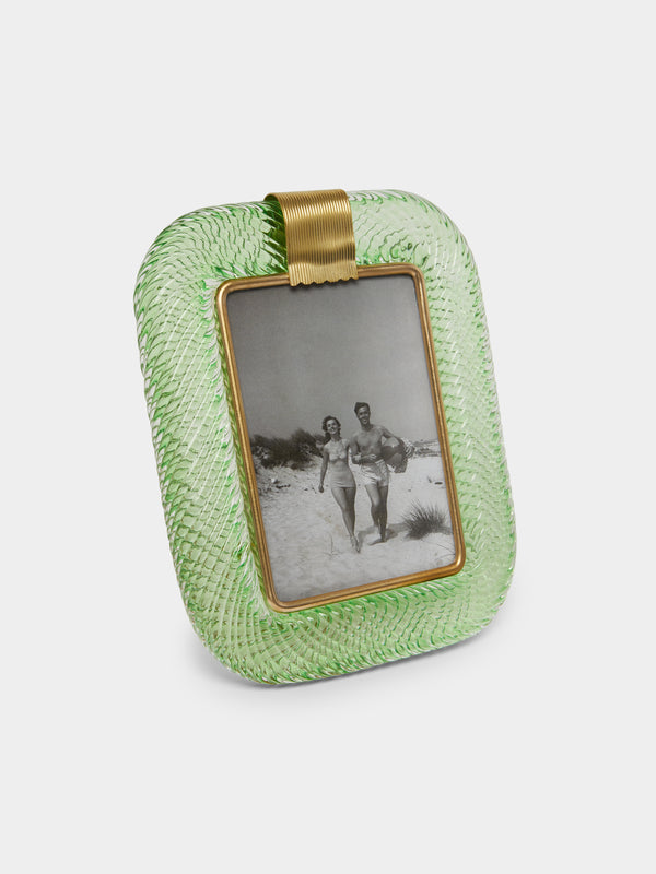 Antique and Vintage - 1960s Murano Glass Photo Frame -  - ABASK - 