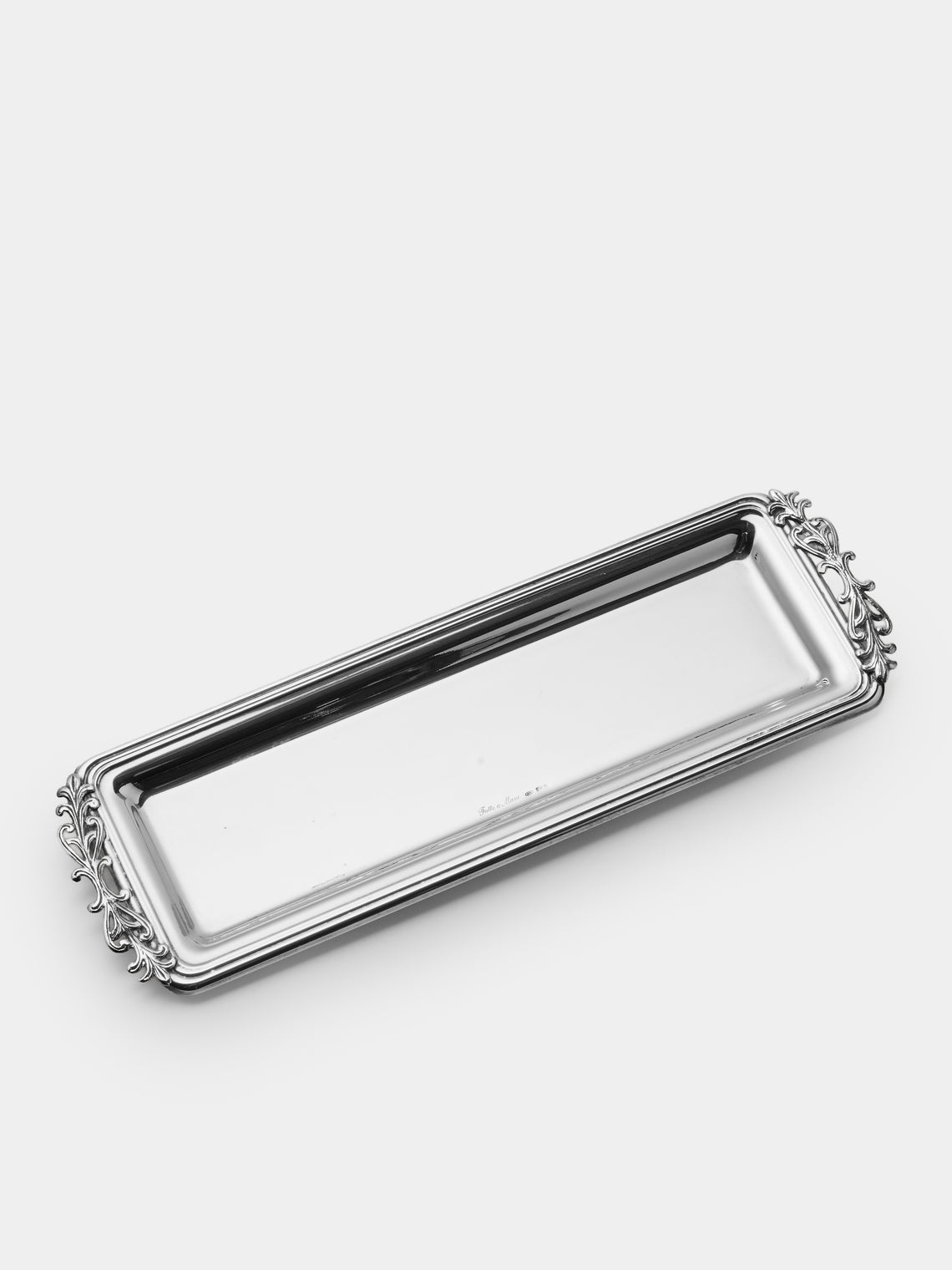 Antique and Vintage - Early 20th Century Small Pen Tray Solid - Silver - ABASK