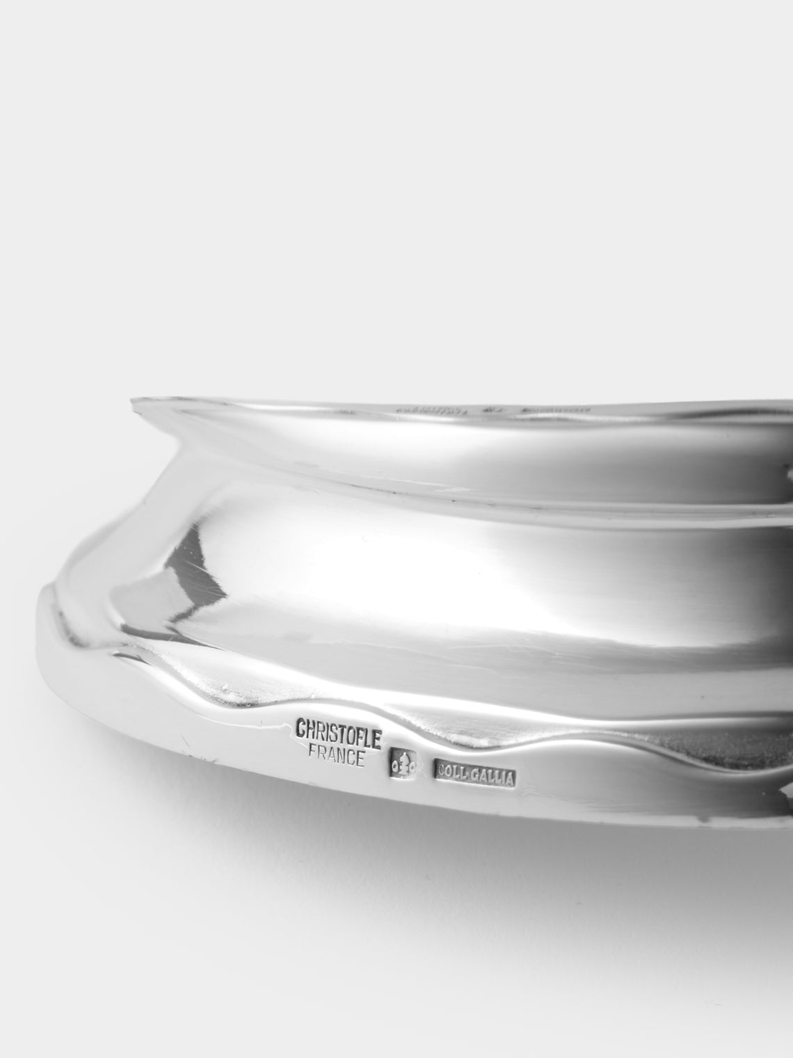 Antique and Vintage - 1960s Christofle Swan Silver-Plated Saucier - Silver - ABASK