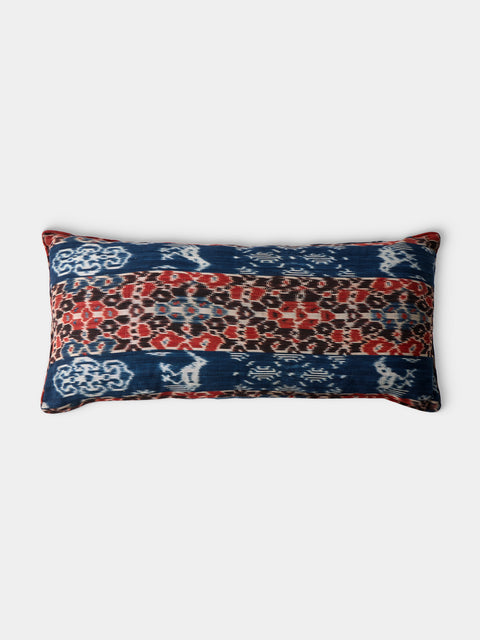 R Collective - Handwoven Ikat Cotton Cushion (35.5in/90cm) - Multiple - ABASK - 