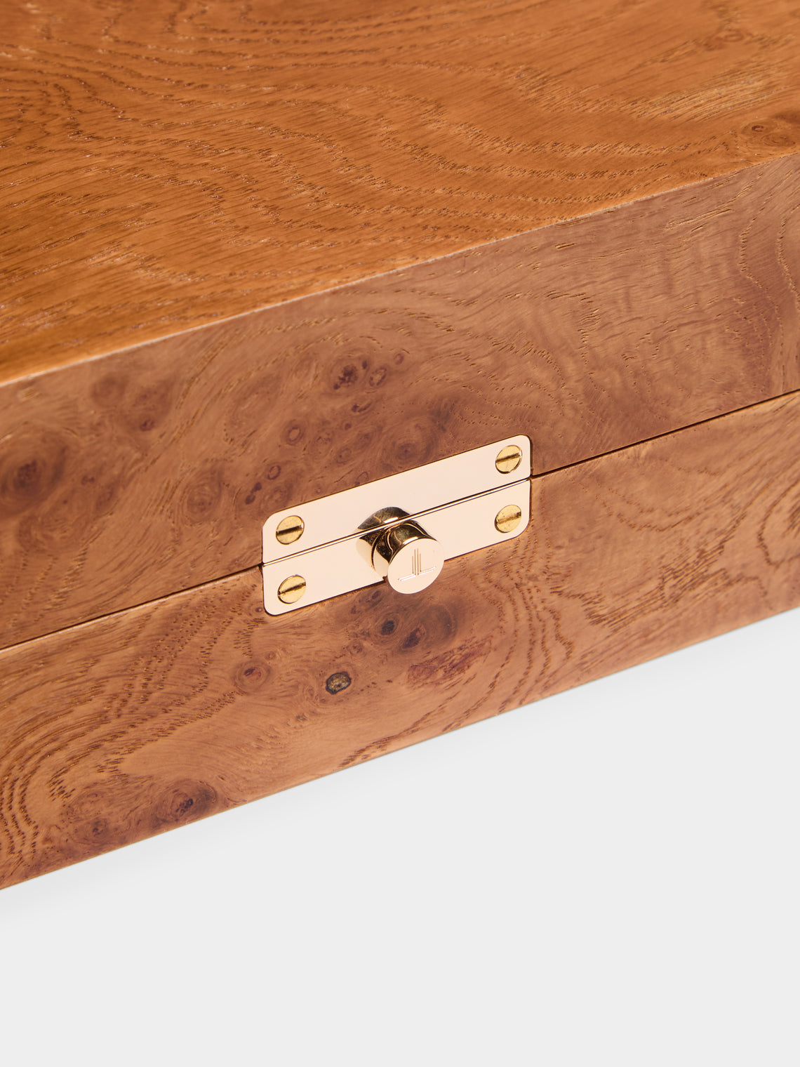 Tulip Oak Backgammon Set