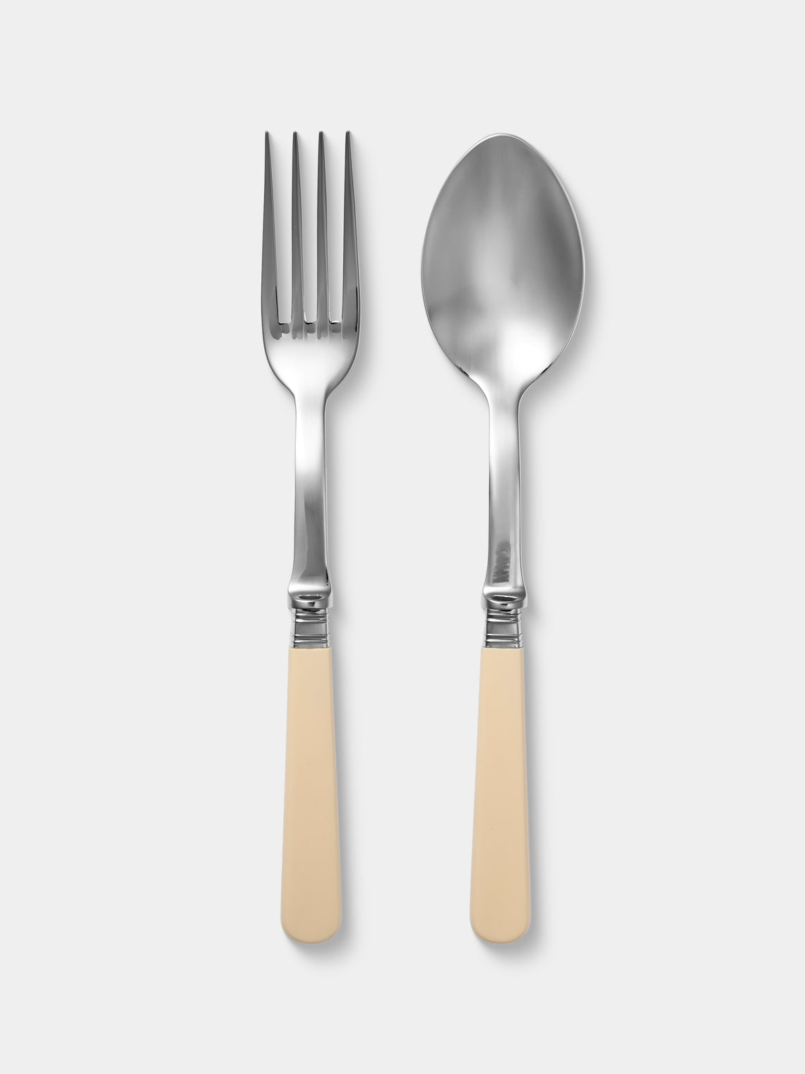 Alain Saint-Joanis - | Set of 2 | Joyau Resin Servers - Cream - ABASK - 