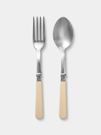 Alain Saint-Joanis - | Set of 2 | Joyau Resin Servers - Cream - ABASK - 