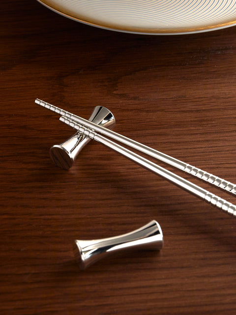 Christofle - Uni Silver-Plated Knife / Chopstick Rests (Set of 2) - Silver - ABASK
