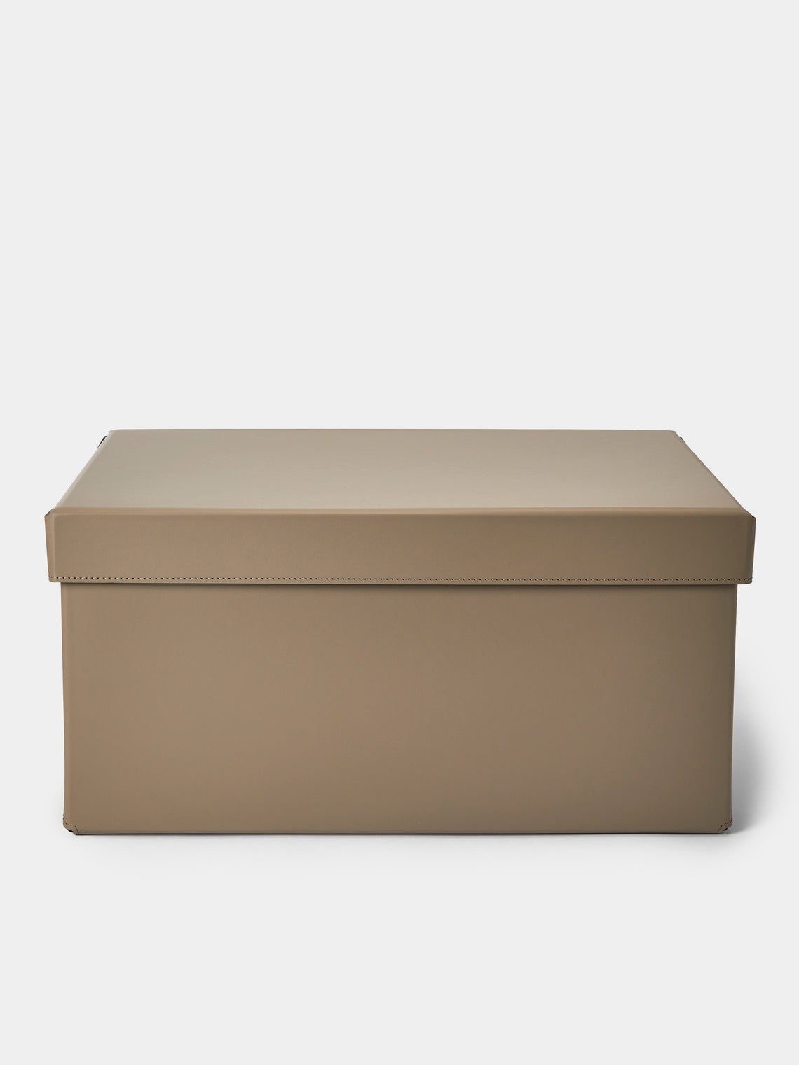 Pinetti - Origami Leather Large Box - Taupe - ABASK - 
