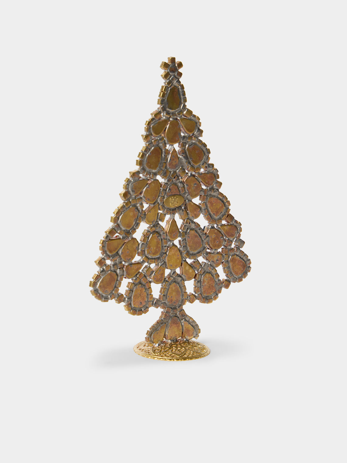 ABASK Decorations - Splendid Czech Crystal Tree - Green - ABASK