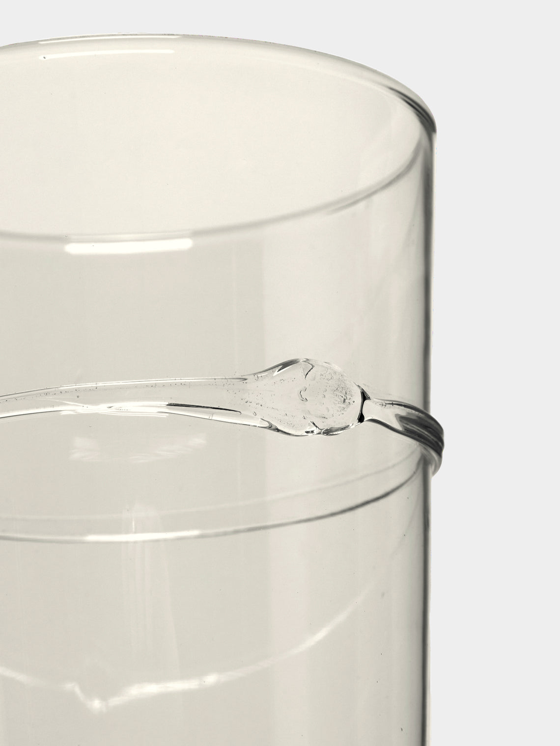 Hand-Blown Glass Vase (10.5in/27cm)