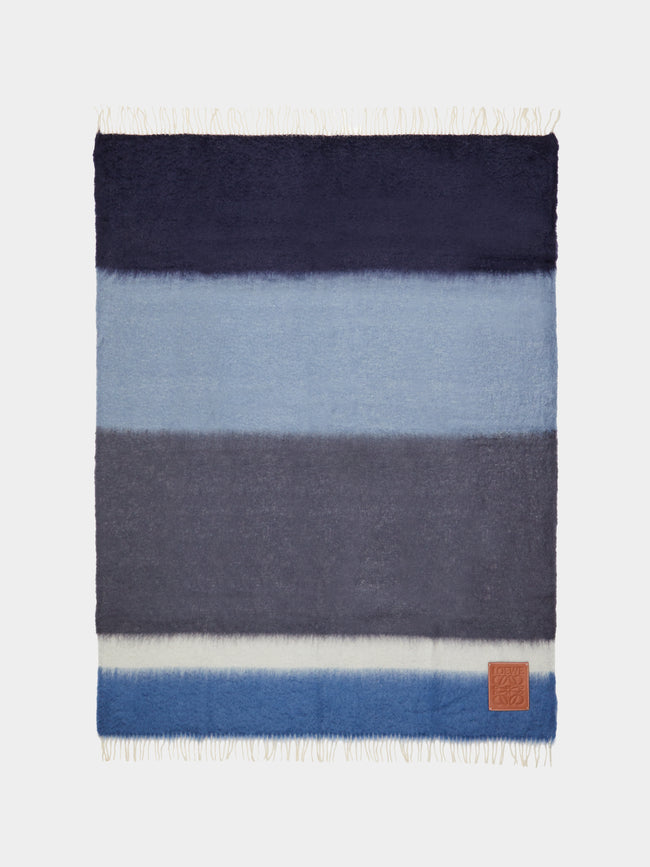 Loewe Home - Mohair Striped Blanket -  - ABASK
