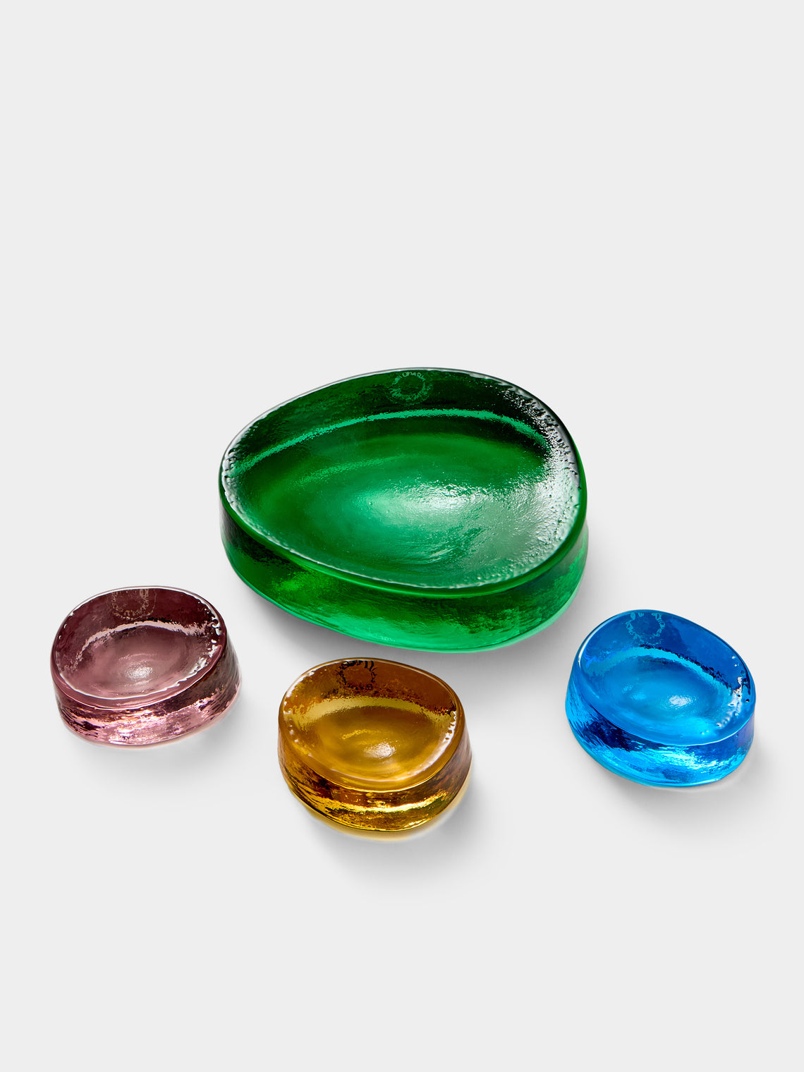 Antique and Vintage - 1970s NasonMoretti Murano Glass Desk Tidies (Set of 4) - Multiple - ABASK - 