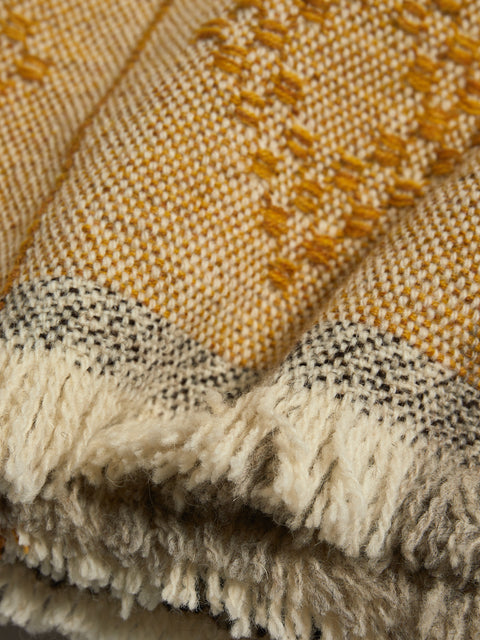 Maria Sigma - Handwoven Wool and Alpaca Throw (71in/1.8m) -  - ABASK