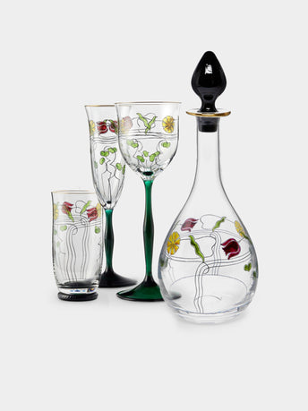Theresienthal - Serenade Hand-Painted Crystal Collection - Green - ABASK - 