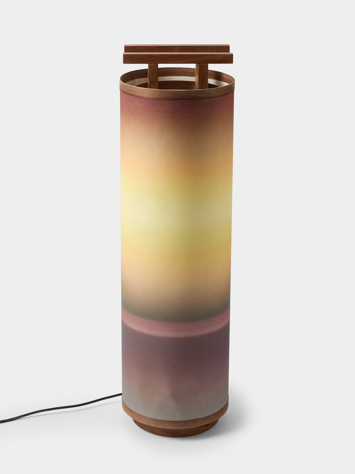 Maxime Prange - Torii Walnut and Washi Paper Large Table Lamp - Multiple - ABASK