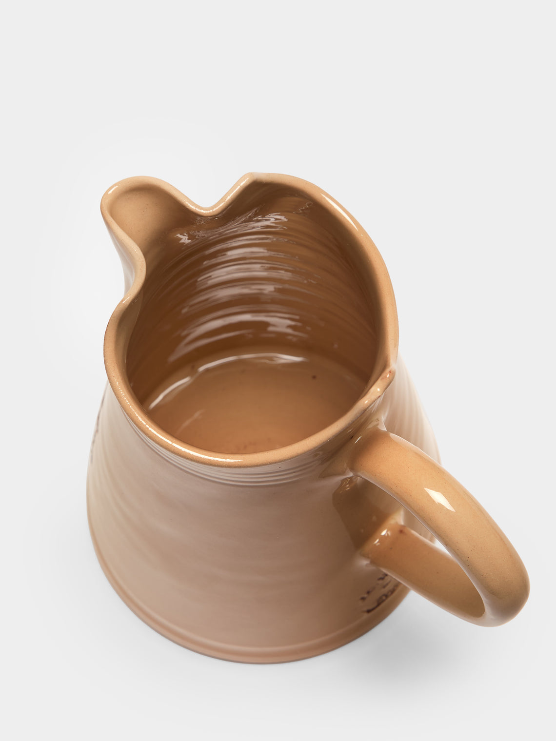 Poterie d’Évires - Donkeys Hand-Painted Ceramic Milk Jug - Cream - ABASK
