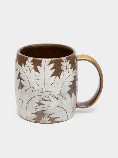 Na Yong-hwan - Peony Buncheong Mug (Set of 2) - Brown - ABASK- 