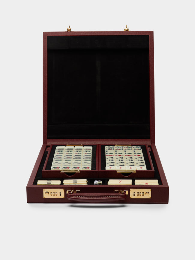 Geoffrey Parker - Leather Mahjong Set -  - ABASK - 