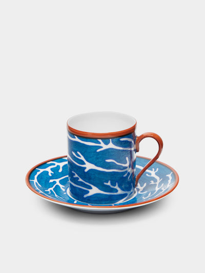 Pinto Paris - Lagon Porcelain Coffee Cup and Saucer -  - ABASK - 