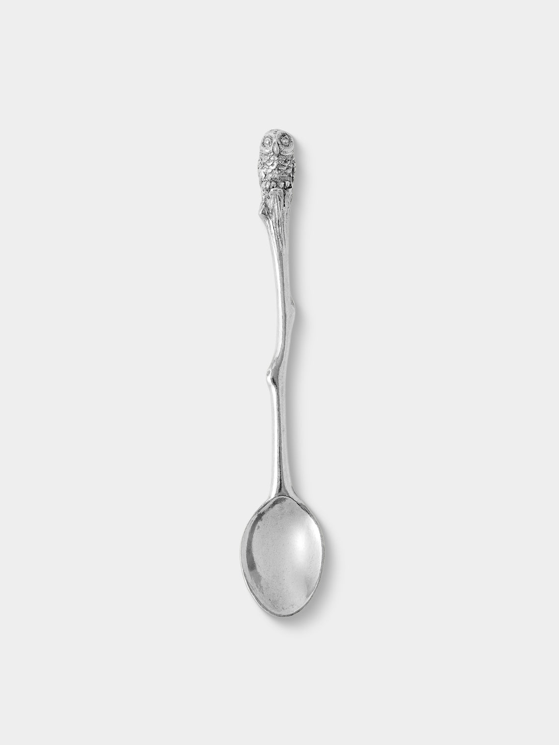 Au Bain Marie - Pewter Honey Jar with Spoon - Silver - ABASK
