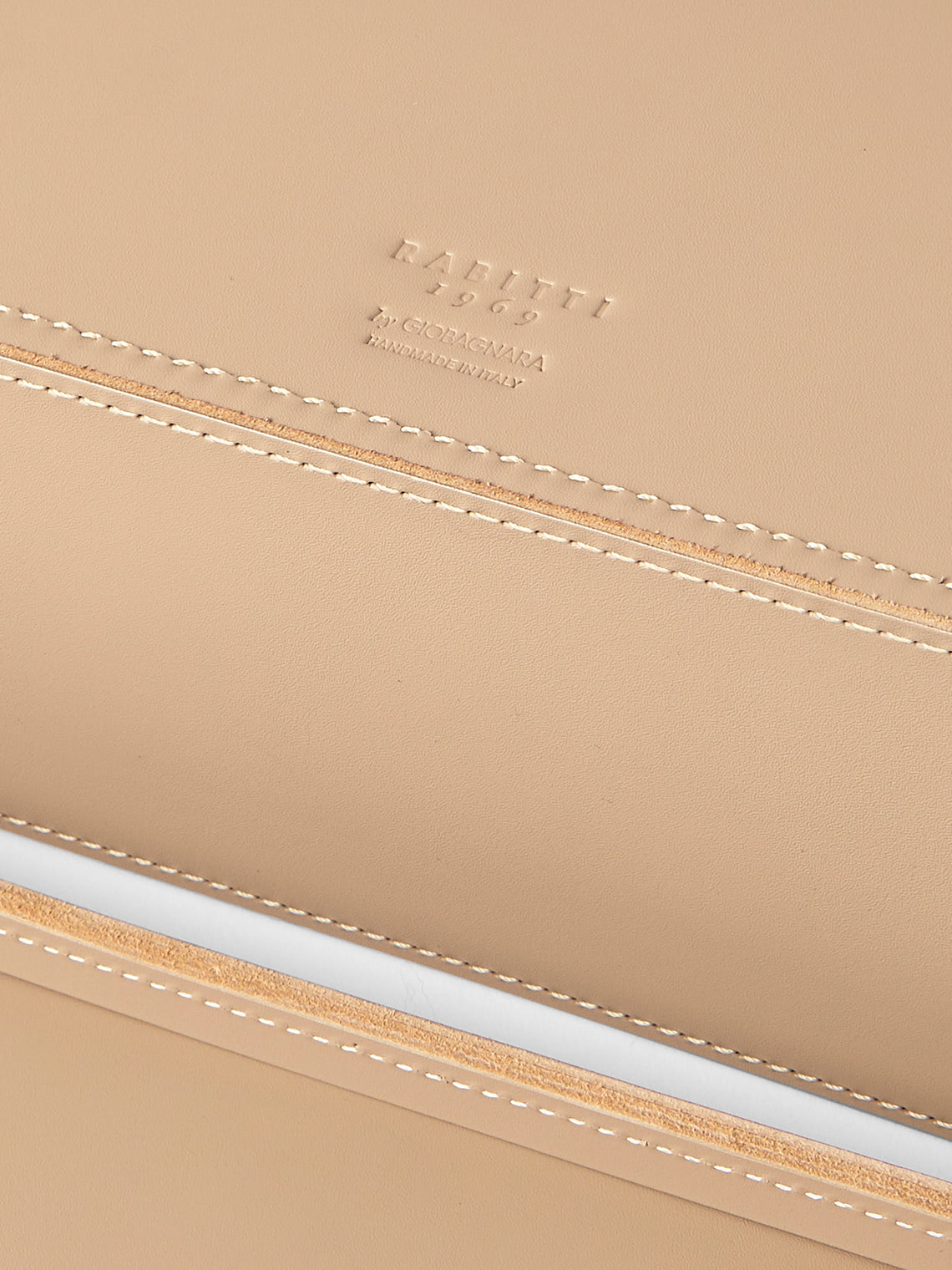 Rabitti 1969 - Inverno Leather Large Box - Cream - ABASK