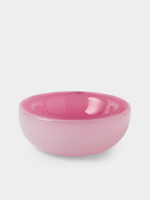 Antique and Vintage - 1970s NasonMoretti Murano Glass Bowl - Pink - ABASK - 