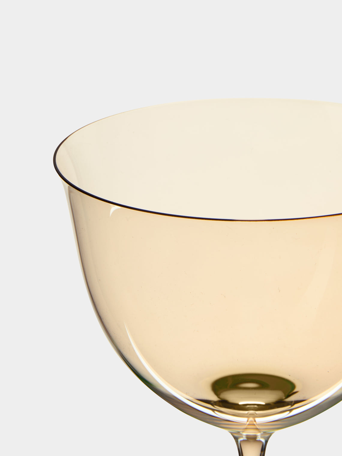 Lobmeyr - Patrician Hand-Blown Crystal White Wine Glass - Gold - ABASK