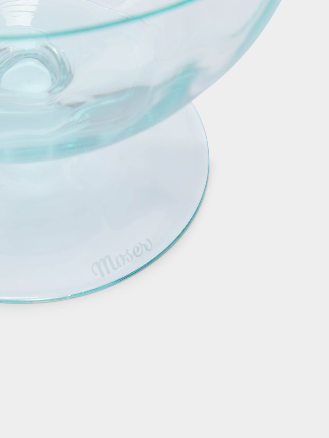 Moser - Optic Hand-Blown Crystal Ice Cream Bowl -  - ABASK