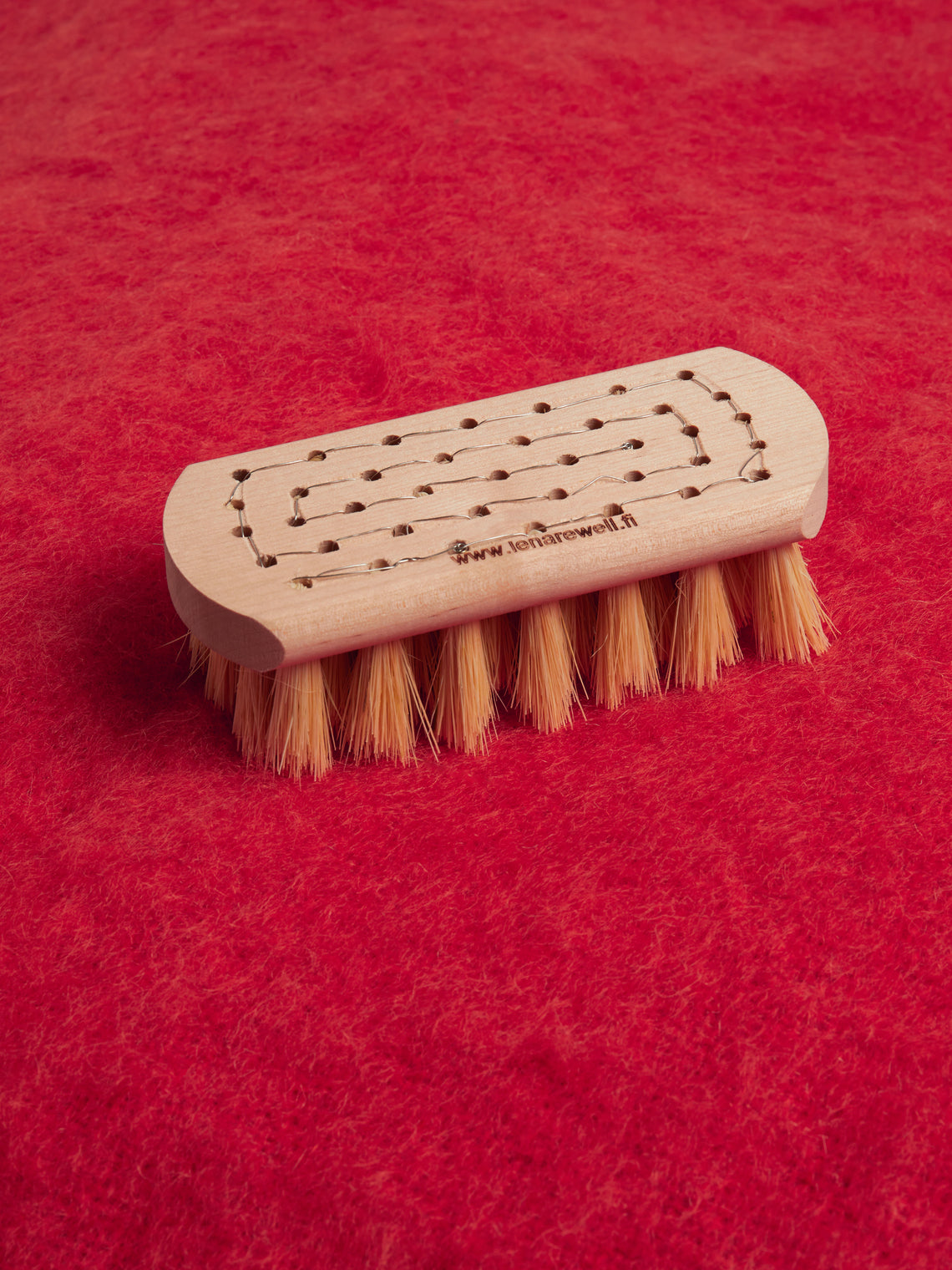 Lena Rewell - Handwoven Solid Mohair Blanket (118in/3m) - Pink - ABASK