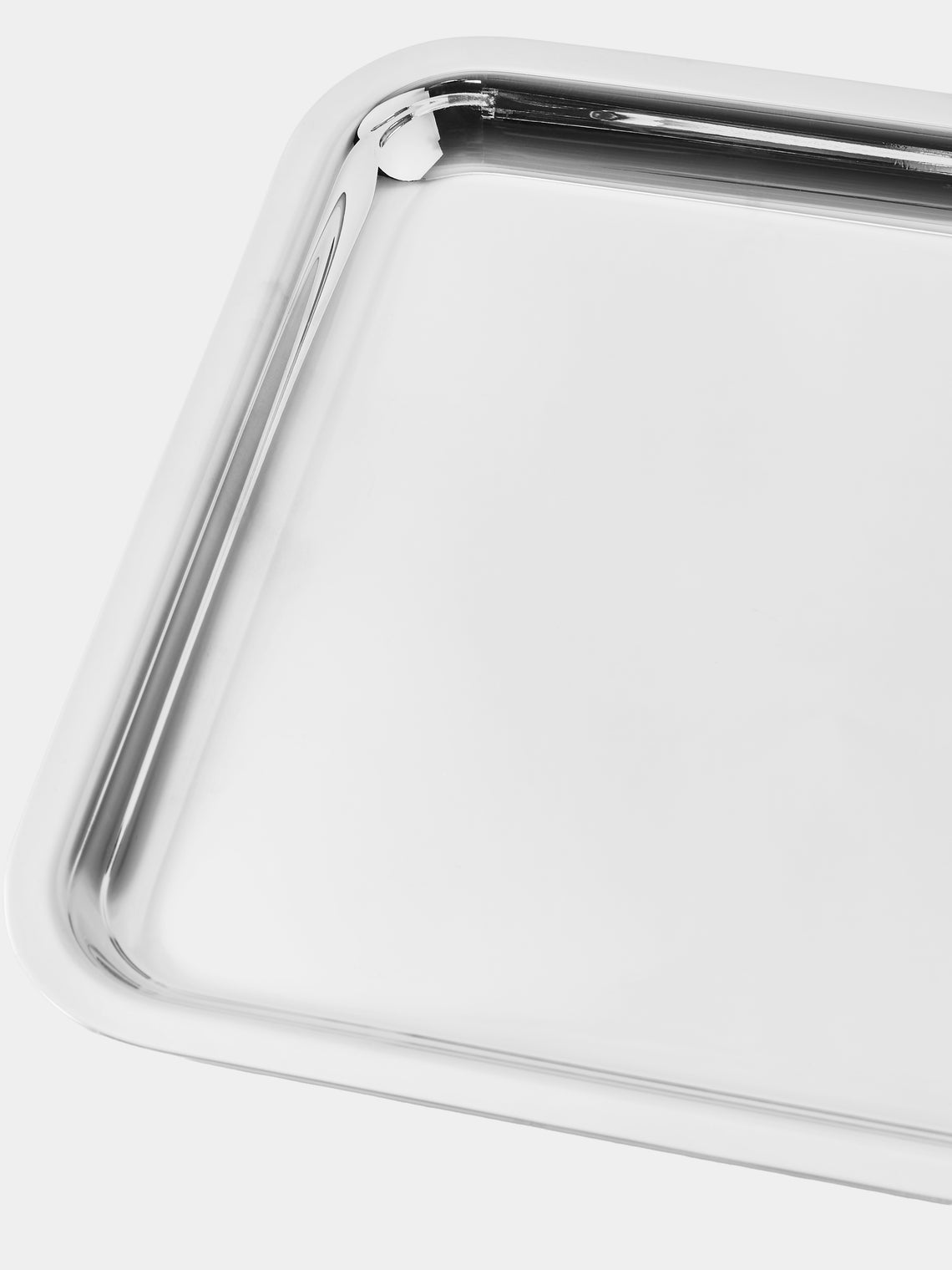 Ercuis - Silver-Plated Tray (11in/28cm) - Silver - ABASK