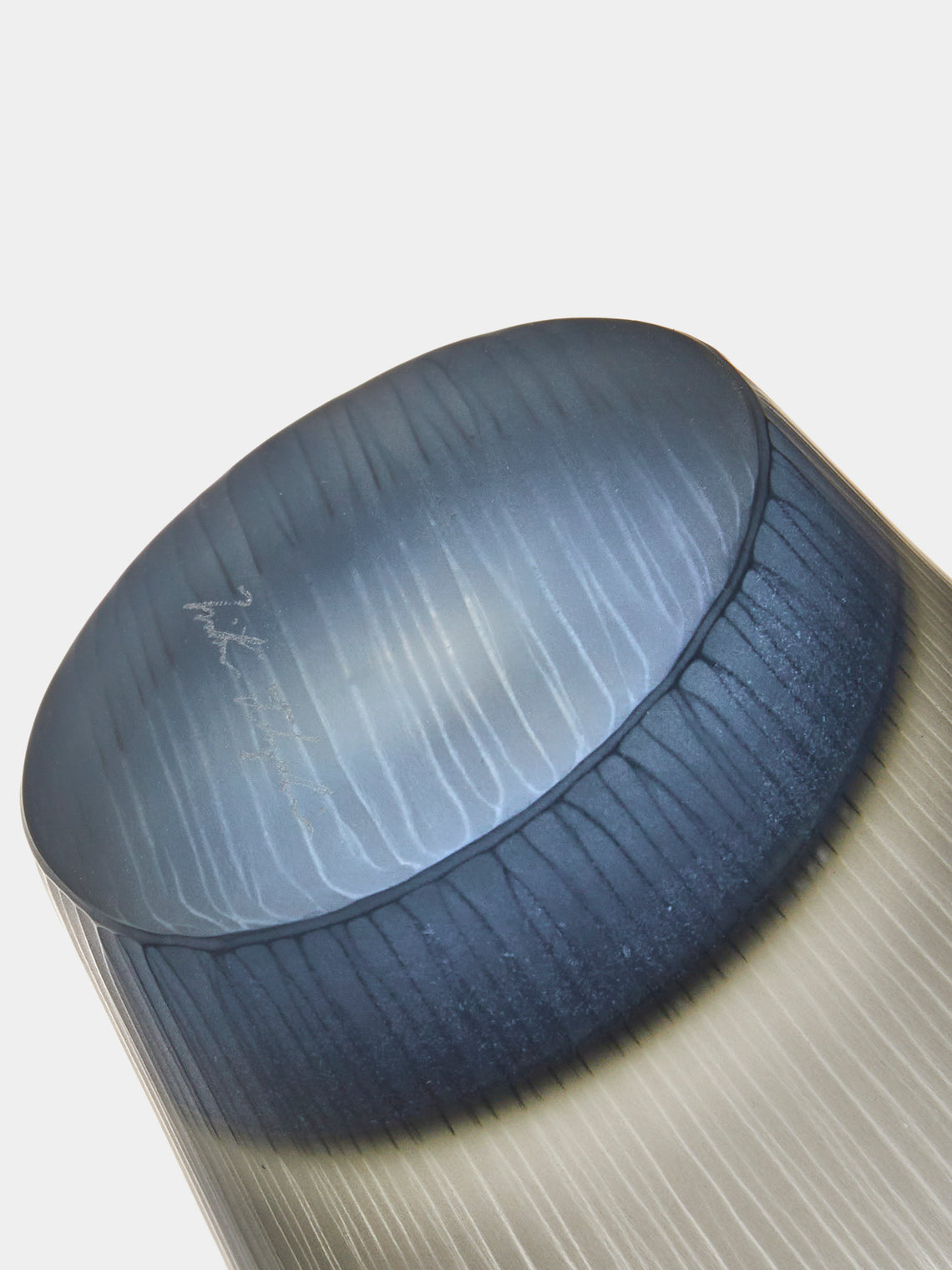 Takeyoshi Mitsui - Silence Hand-Blown Glass Tumblers (Set of 2) - Gray - ABASK