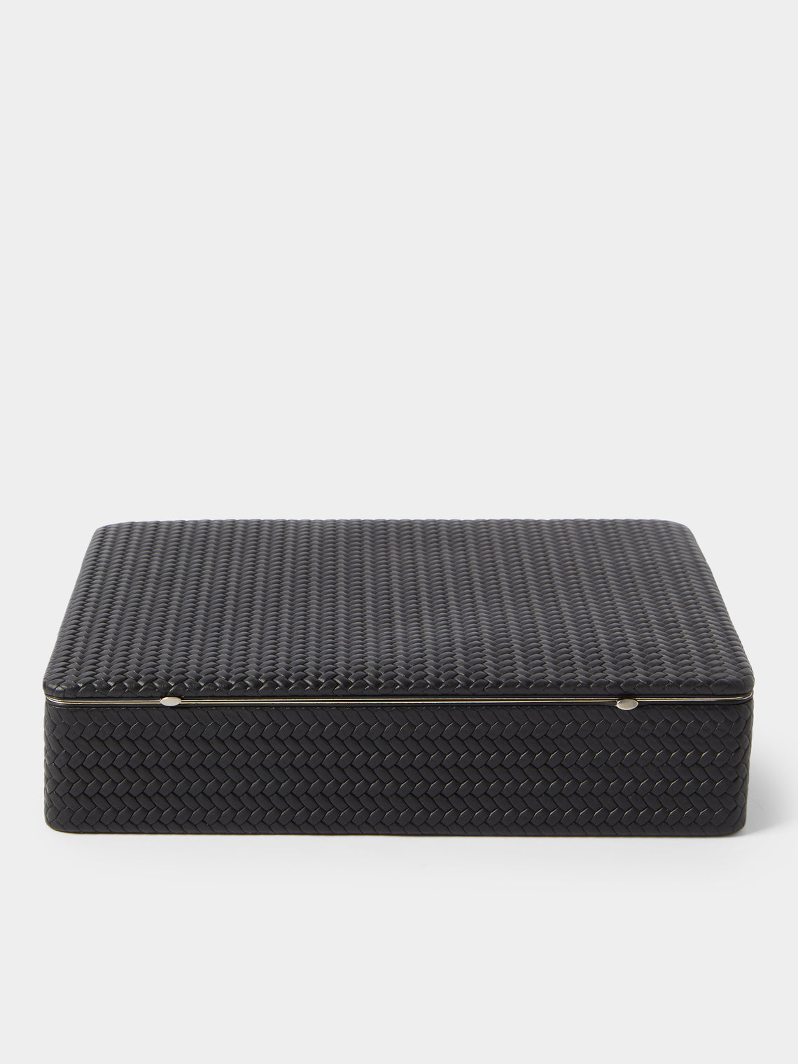 F. Hammann - Leather A4 Document Box - Black - ABASK - 