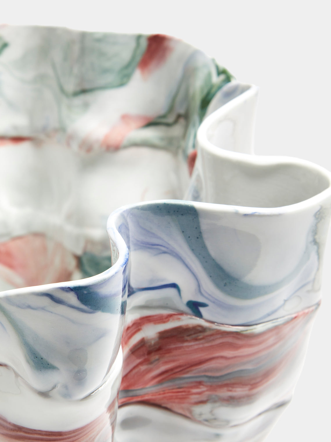 Luisa Maisel - Glossy Porcelain Vase (14in/36cm) - Multiple - ABASK