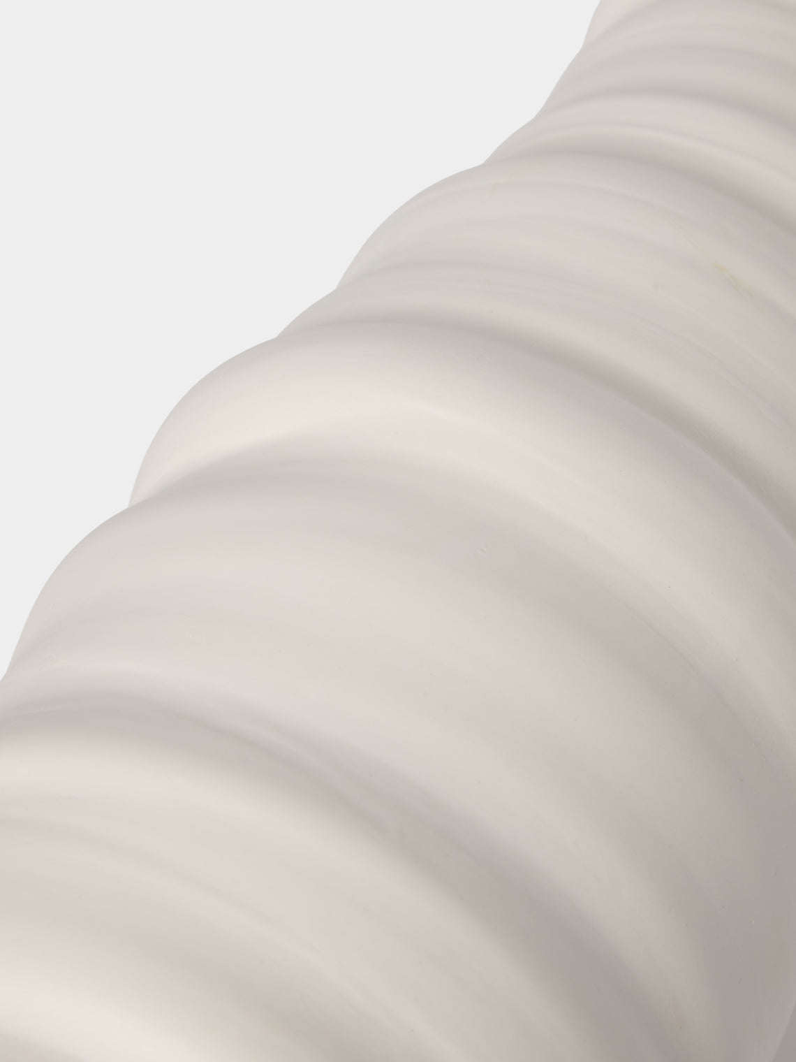 Johanne Coker - No. 5 Hand-Thrown Porcelain Vase (17in/43.5cm) - White - ABASK