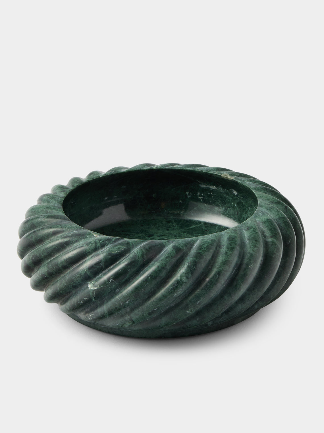 Anastasio Home - Cruller Marble Bowl - Green - ABASK - 