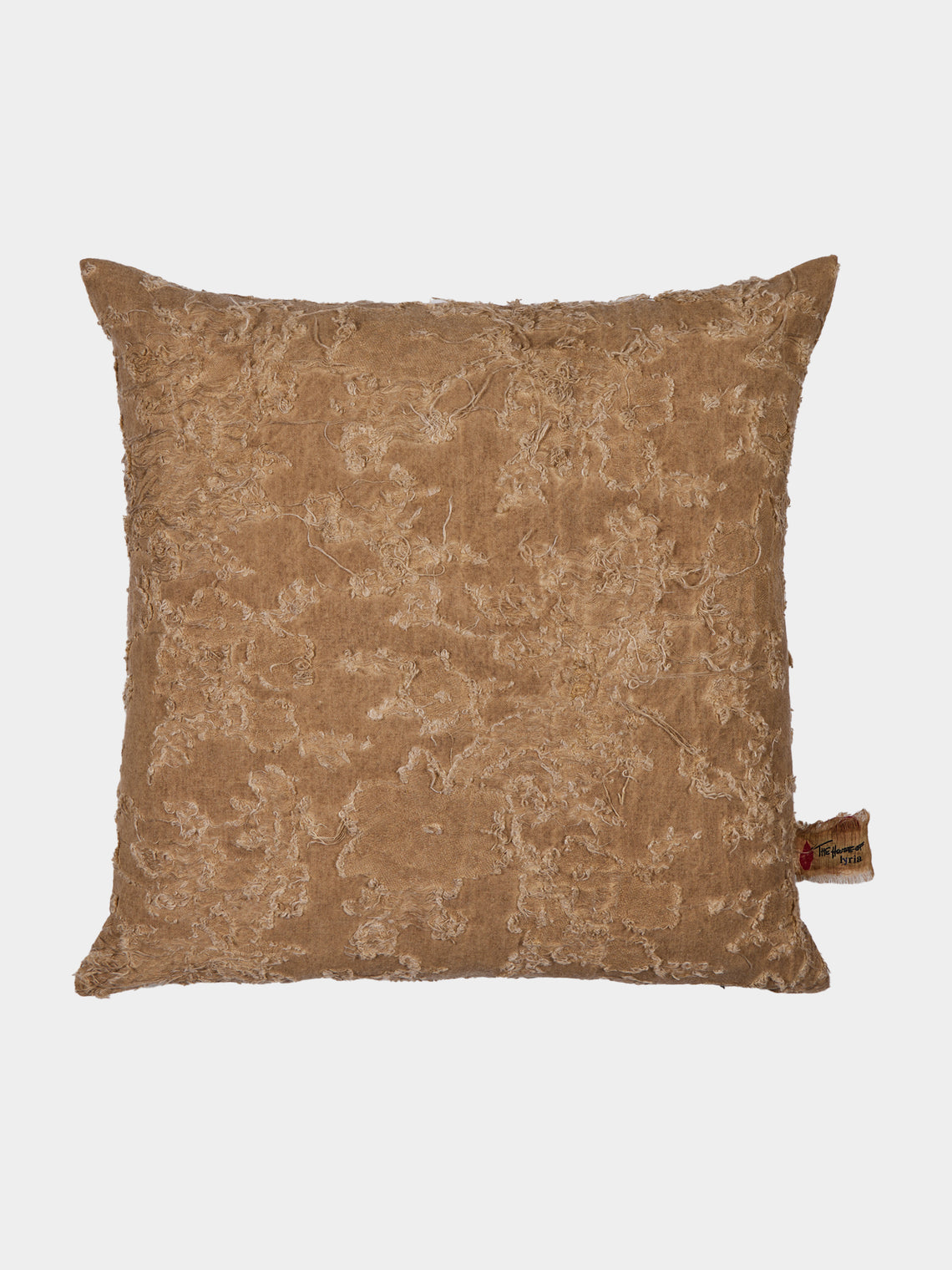 The House of Lyria - Zosimo Linen and Cotton Cushion (19.5in/50cm) - Cream - ABASK - 