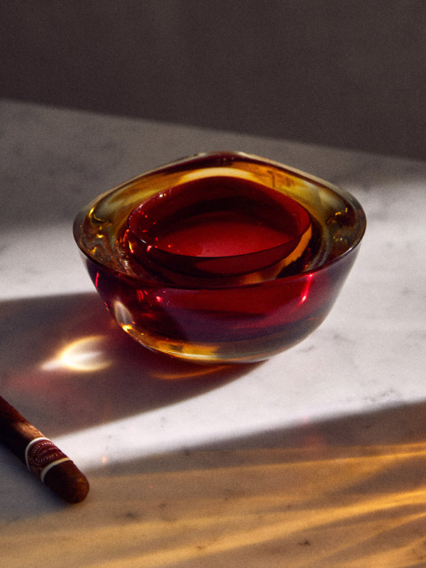 Antique and Vintage - 1950s Sommerso Murano Glass Ashtray -  - ABASK