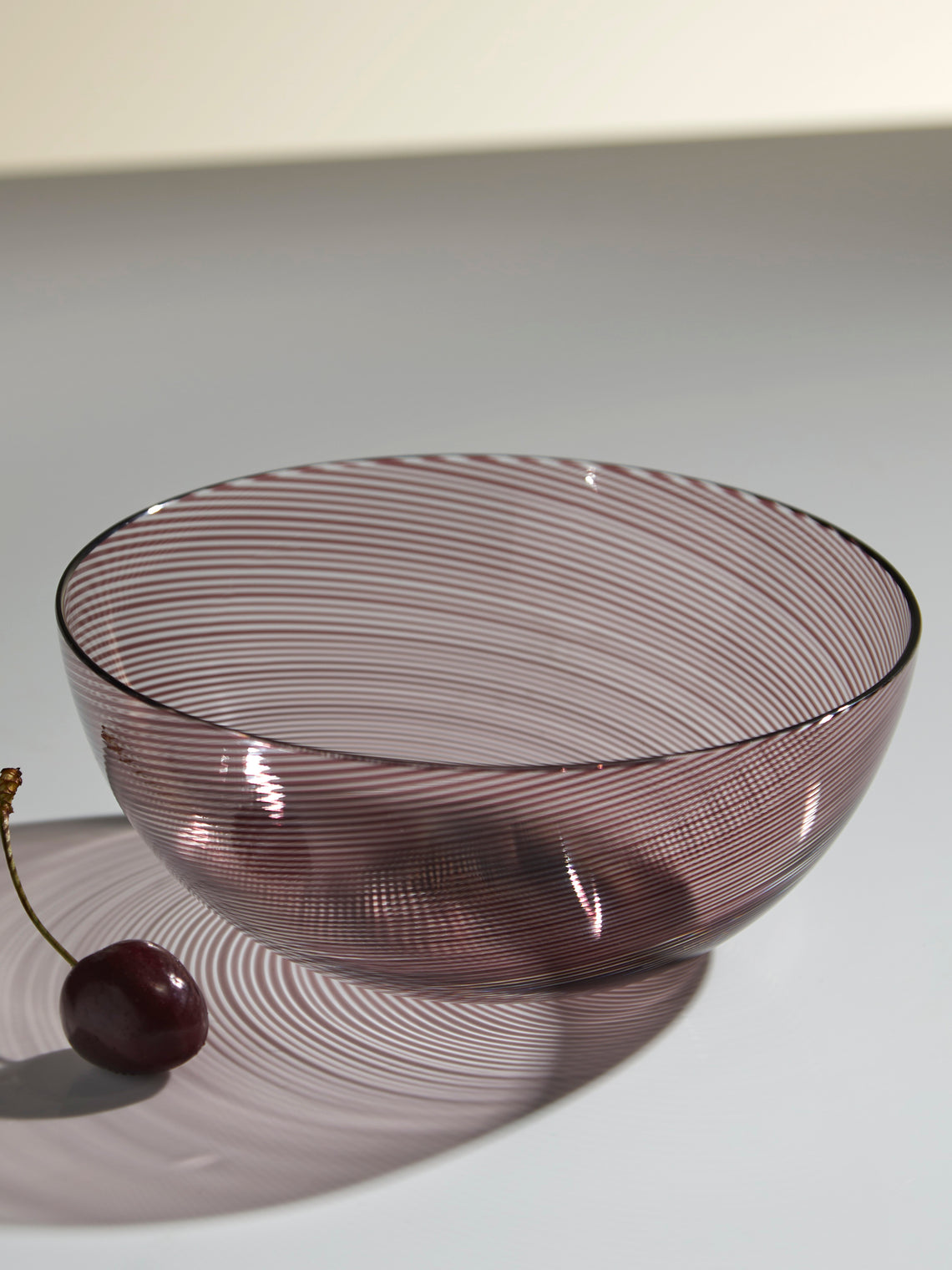 Antique and Vintage - 1988 Venini Tapio Wirkkala Murano Glass Bowl - Purple - ABASK