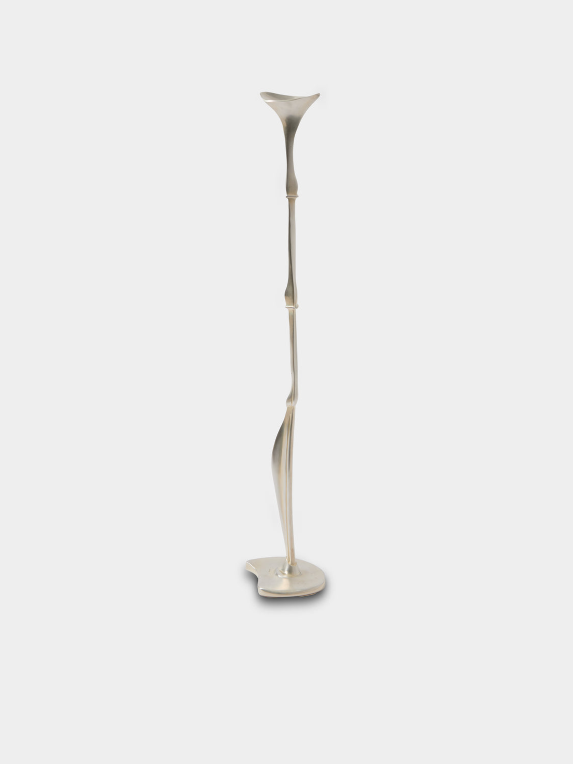 Shaha Raphael - Low Tide Fishbone Hand-Cast Brass Large Candelabra - Metallic - ABASK
