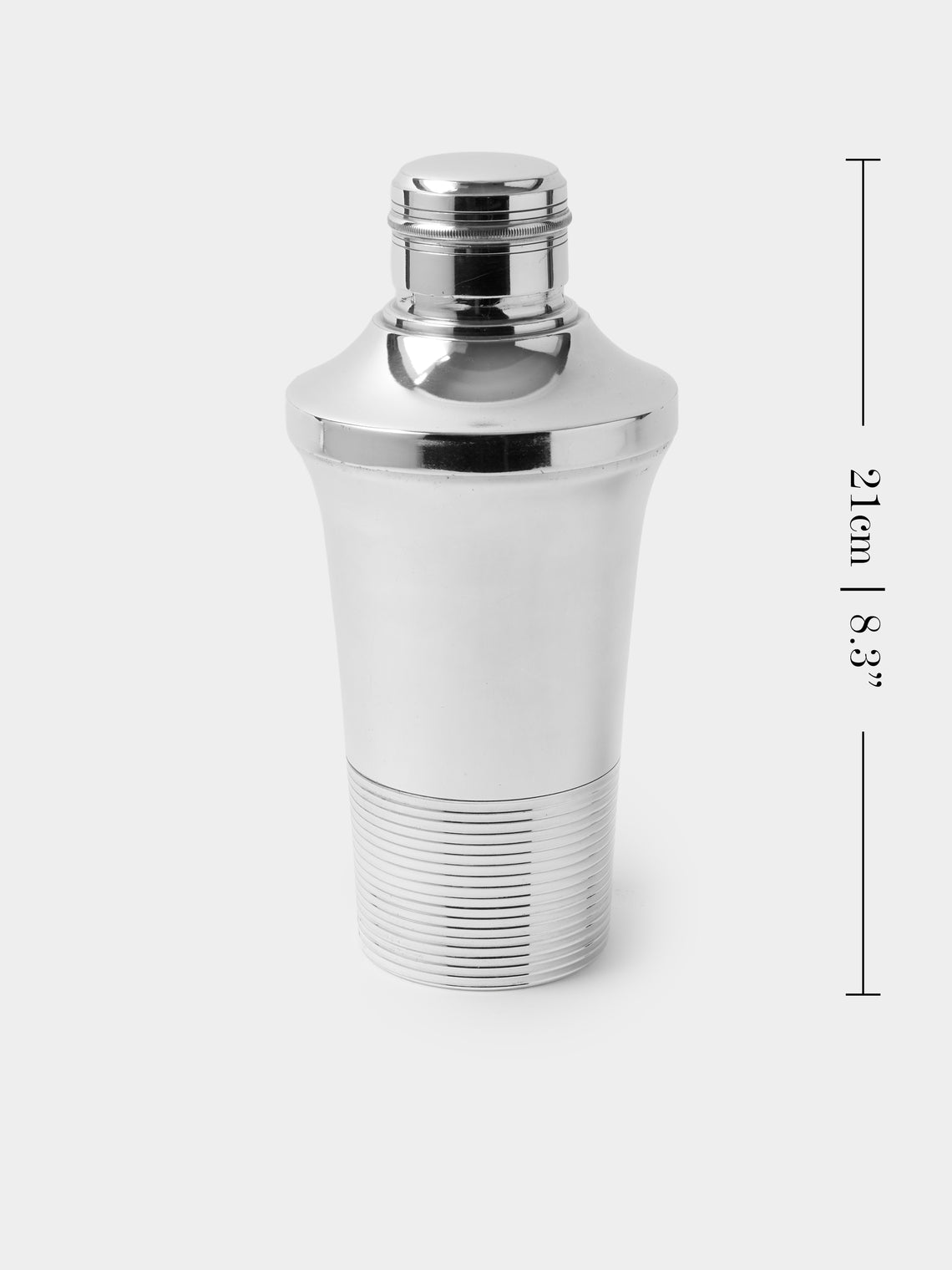 Antique and Vintage - Mid-Century Silver-Plated Cocktail Shaker - Silver - ABASK